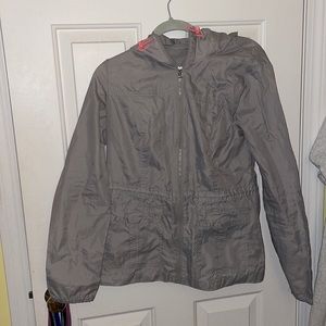 Gray Hollister Raincoat